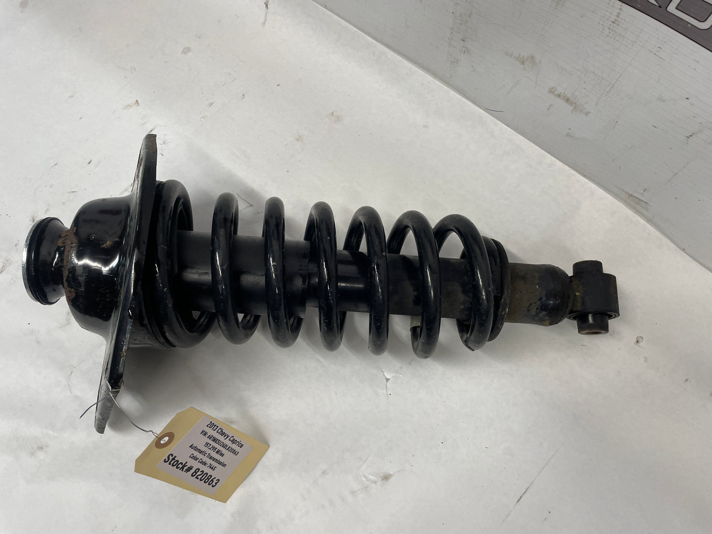 2013 Chevy Caprice LH Driver Rear Shock Strut Absorber Assembly OEM - Day's Parts Yard