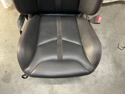 2015 Chevy SS Sedan RH Passenger Front Seat Black Leather Alcantara Suede OEM