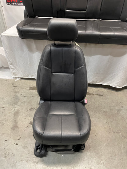 2013 GMC Sierra C1500 SLE Seats Fronts and Rears Black Leather OEM