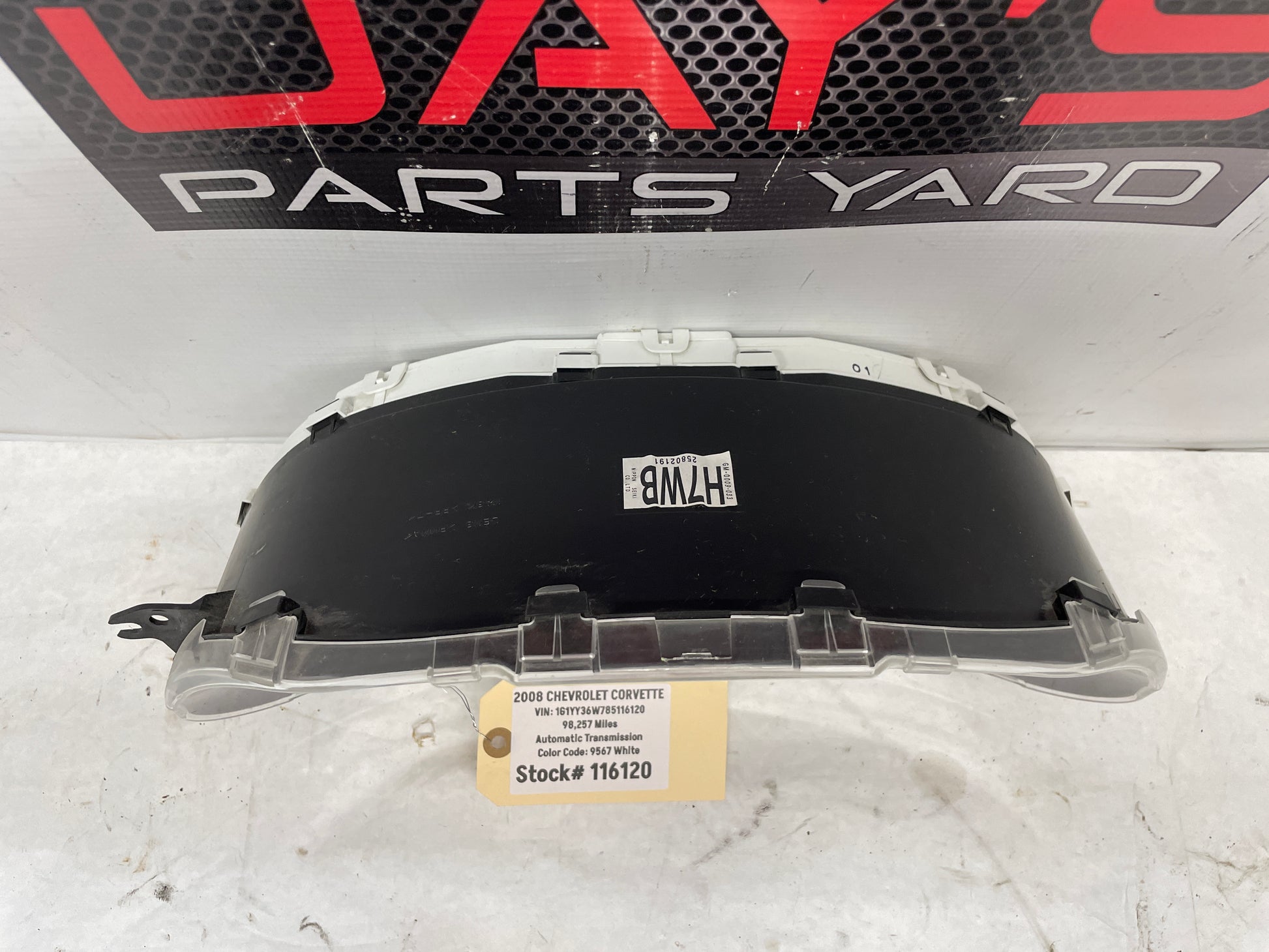 2008 Chevy Corvette Speedometer Instrument Gauge Cluster OEM - Day's Parts Yard