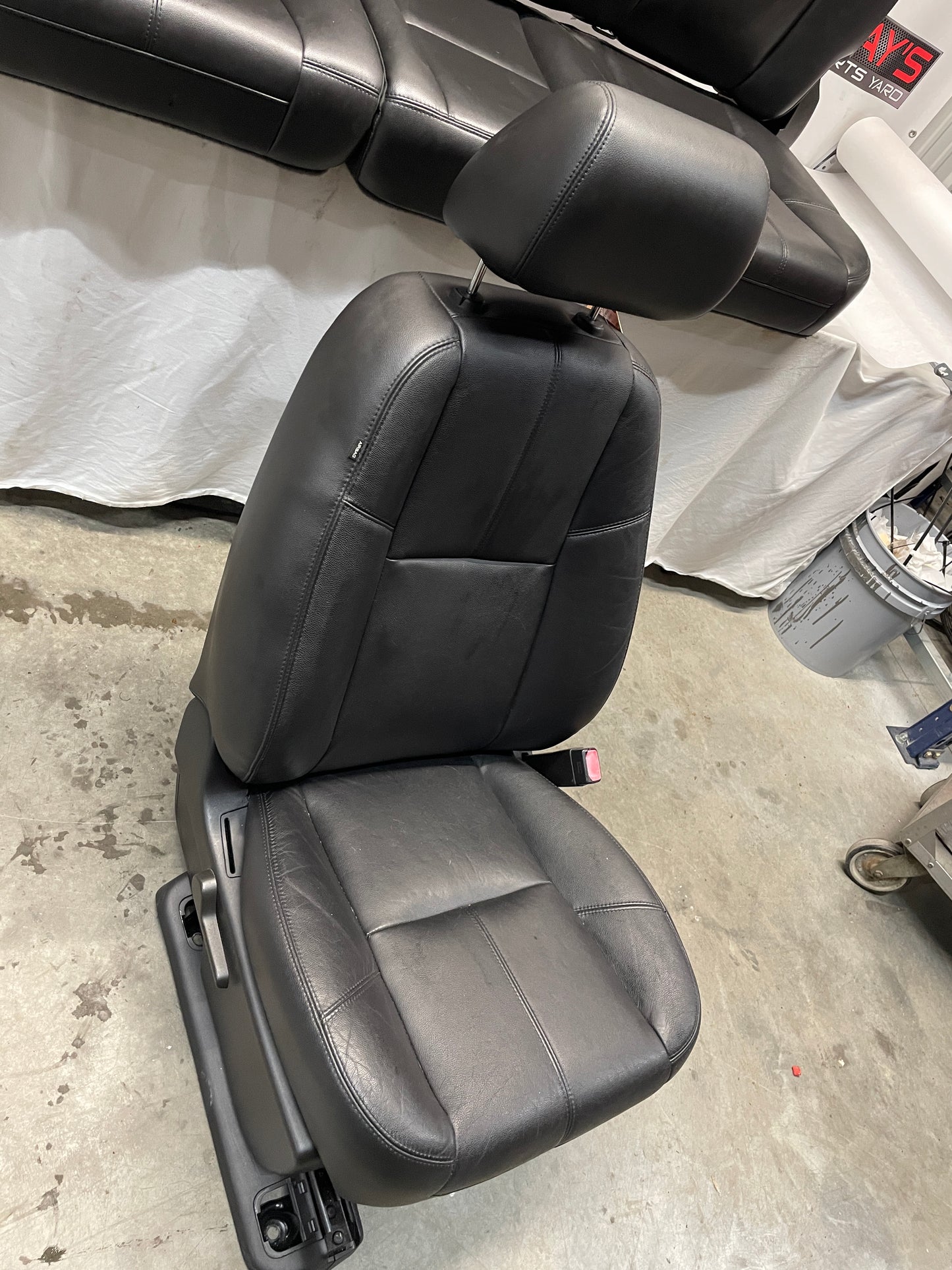 2013 GMC Sierra C1500 SLE Seats Fronts and Rears Black Leather OEM