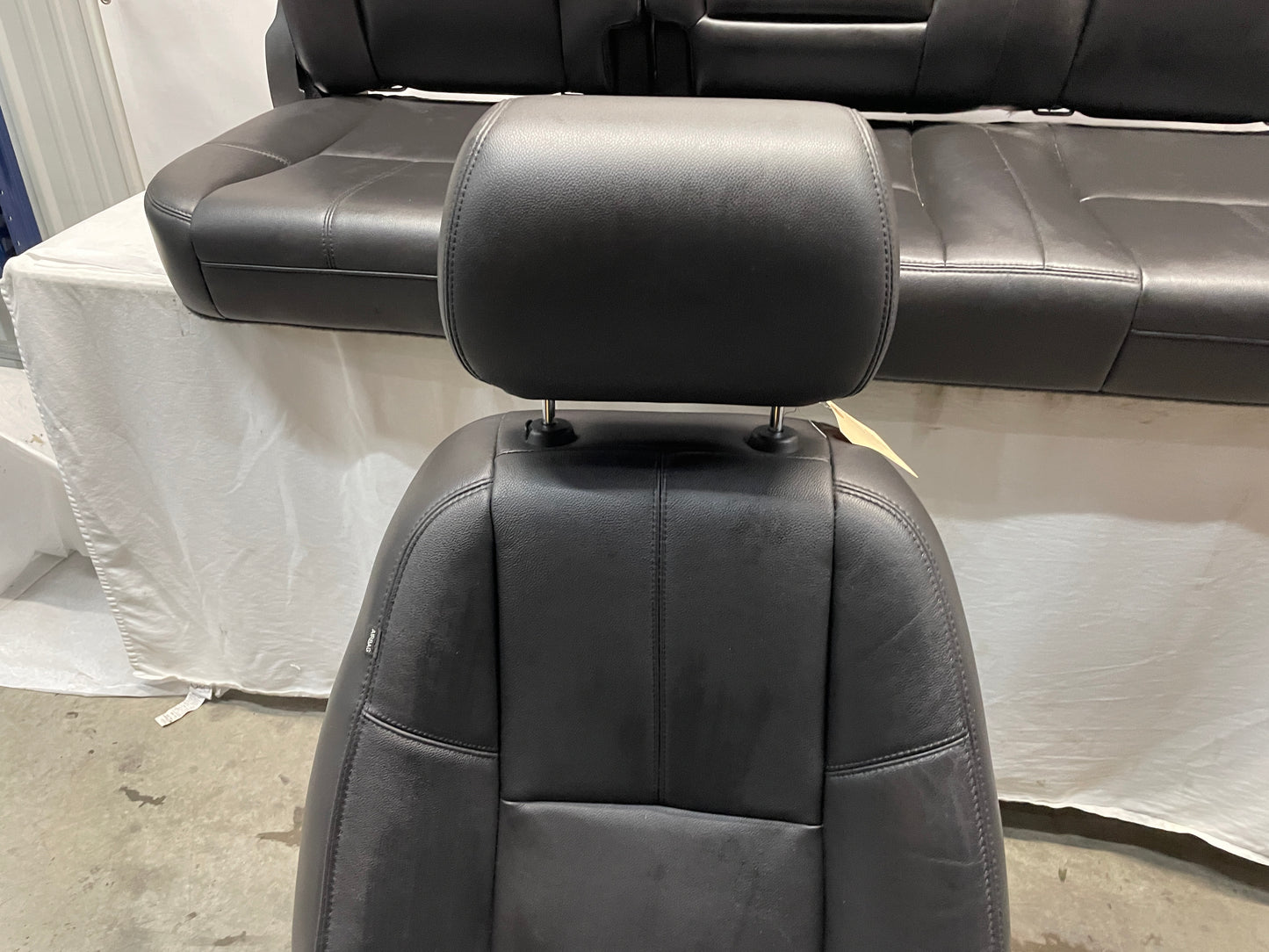 2013 GMC Sierra C1500 SLE Seats Fronts and Rears Black Leather OEM