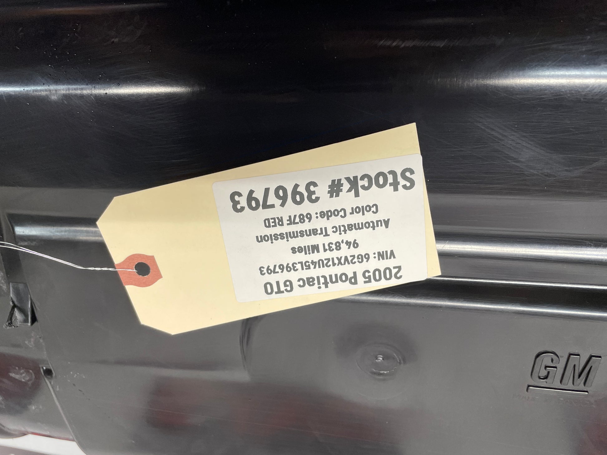 2005 Pontiac GTO Fuel Gas Tank OEM - Day's Parts Yard