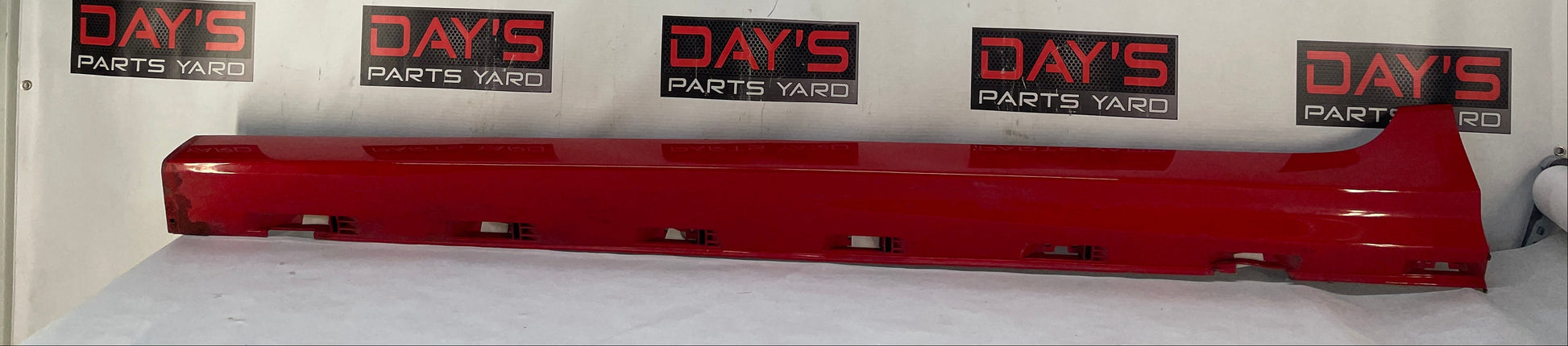 2009 Pontiac G8 GT LH Driver Rocker Molding Side Skirt Panel Red OEM - Day's Parts Yard