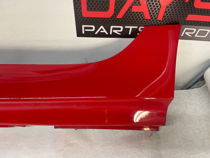2009 Pontiac G8 GT LH Driver Rocker Molding Side Skirt Panel Red OEM - Day's Parts Yard
