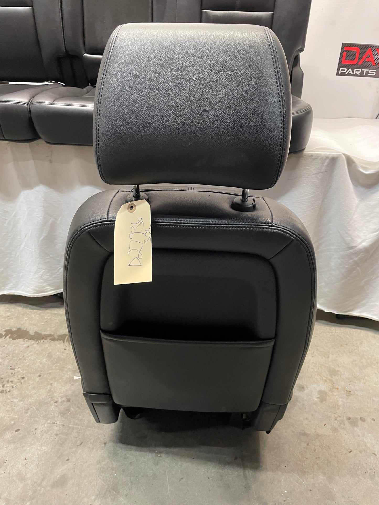 2013 GMC Sierra C1500 SLE Seats Fronts and Rears Black Leather OEM