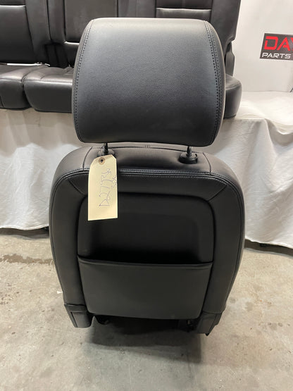 2013 GMC Sierra C1500 SLE Seats Fronts and Rears Black Leather OEM
