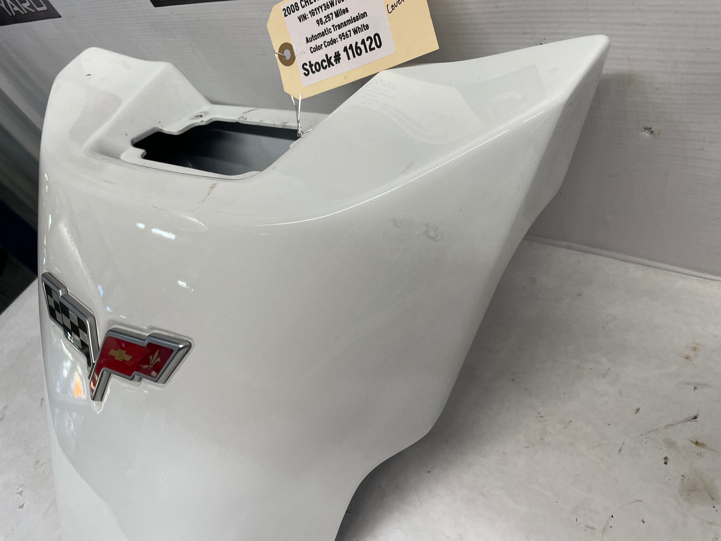 2008 Chevy Corvette Convertible Interior Bulk Head Waterfall OEM - Day's Parts Yard