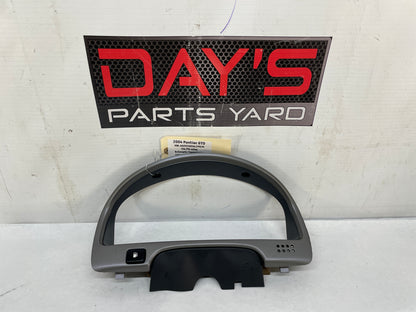 2004 Pontiac GTO Speedometer Gauge Cluster Bezel Trim Panel OEM