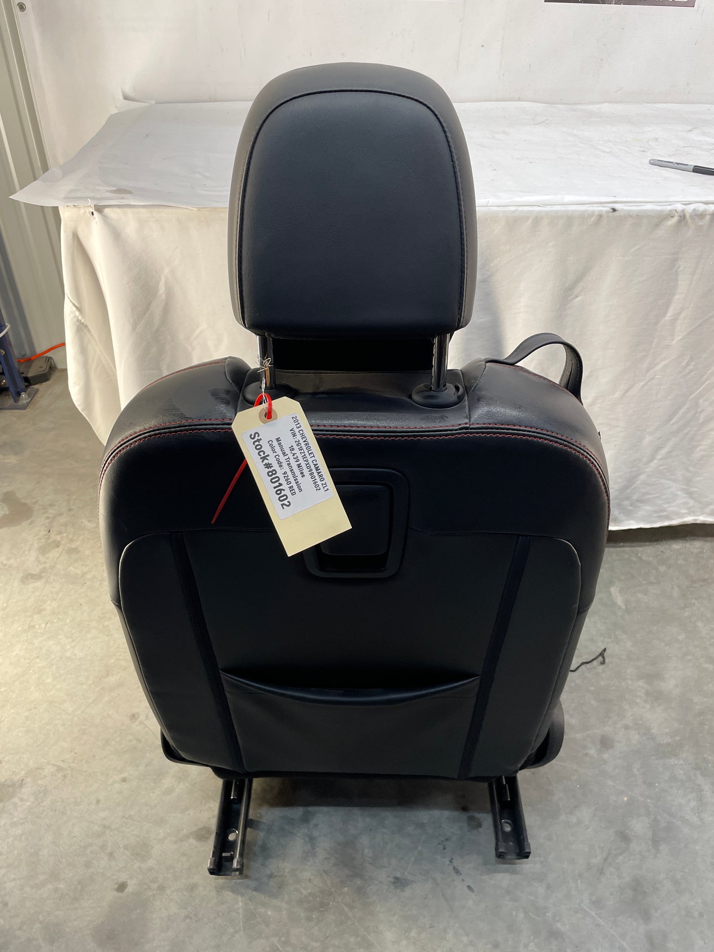 2013 Chevy Camaro ZL1 RH Passenger Front Seat OEM