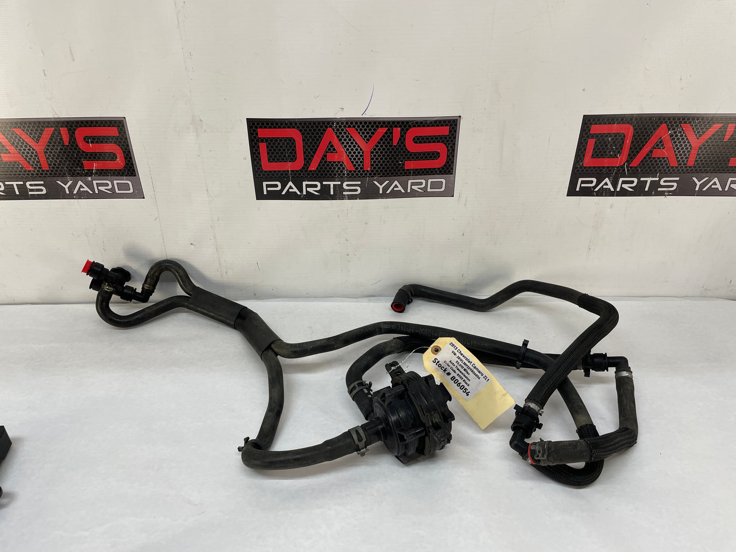 2013 Chevy Camaro ZL1 Supercharger Heat Exchanger Intercooler Pump Hoses Lines Tubes OEM