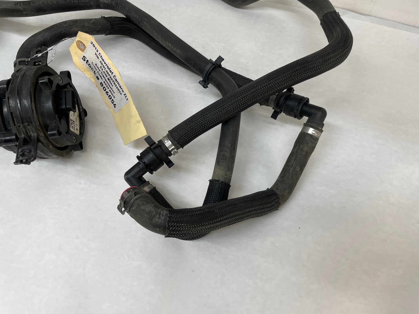 2013 Chevy Camaro ZL1 Supercharger Heat Exchanger Intercooler Pump Hoses Lines Tubes OEM