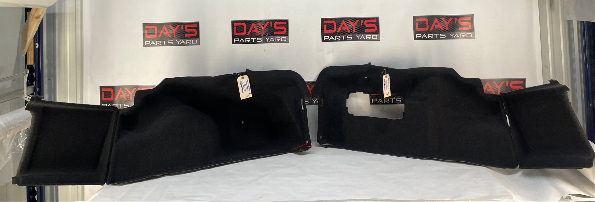 2009 Pontiac G8 GT RH & LH Interior Trunk Quarter Cargo Carpet Trim Panel Cover OEM - Day's Parts Yard