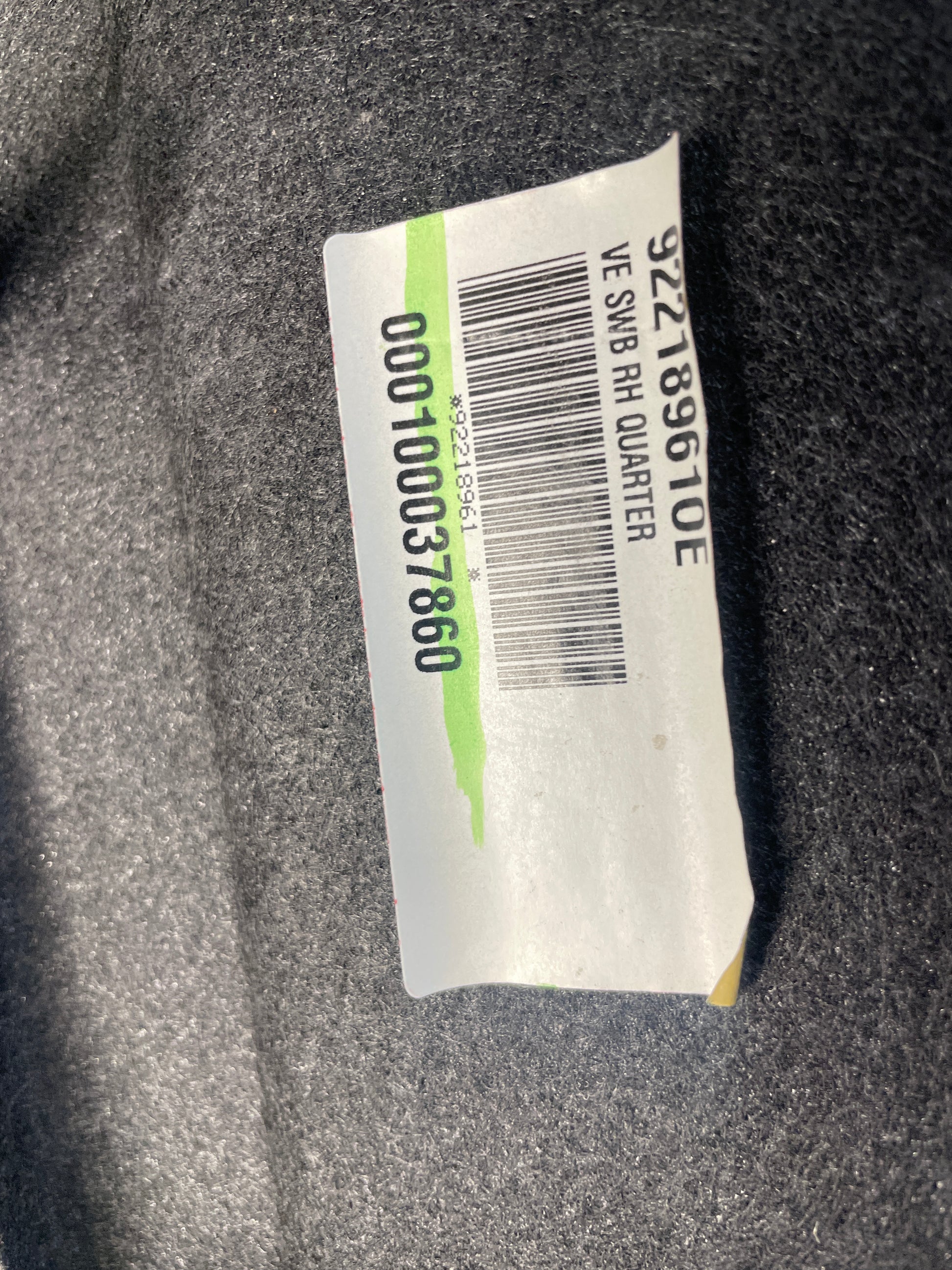 2009 Pontiac G8 GT RH & LH Interior Trunk Quarter Cargo Carpet Trim Panel Cover OEM - Day's Parts Yard