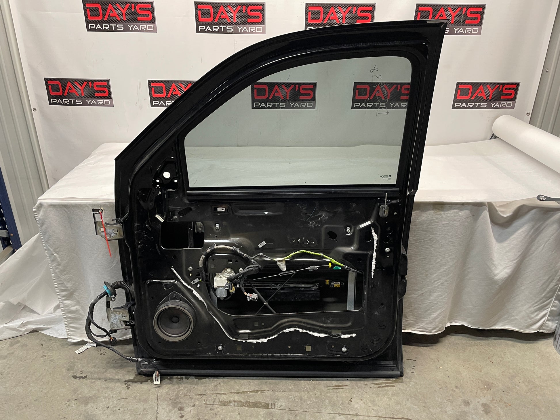 2013 GMC Sierra C1500 SLE RH Passenger Front Exterior Door Black OEM - Day's Parts Yard