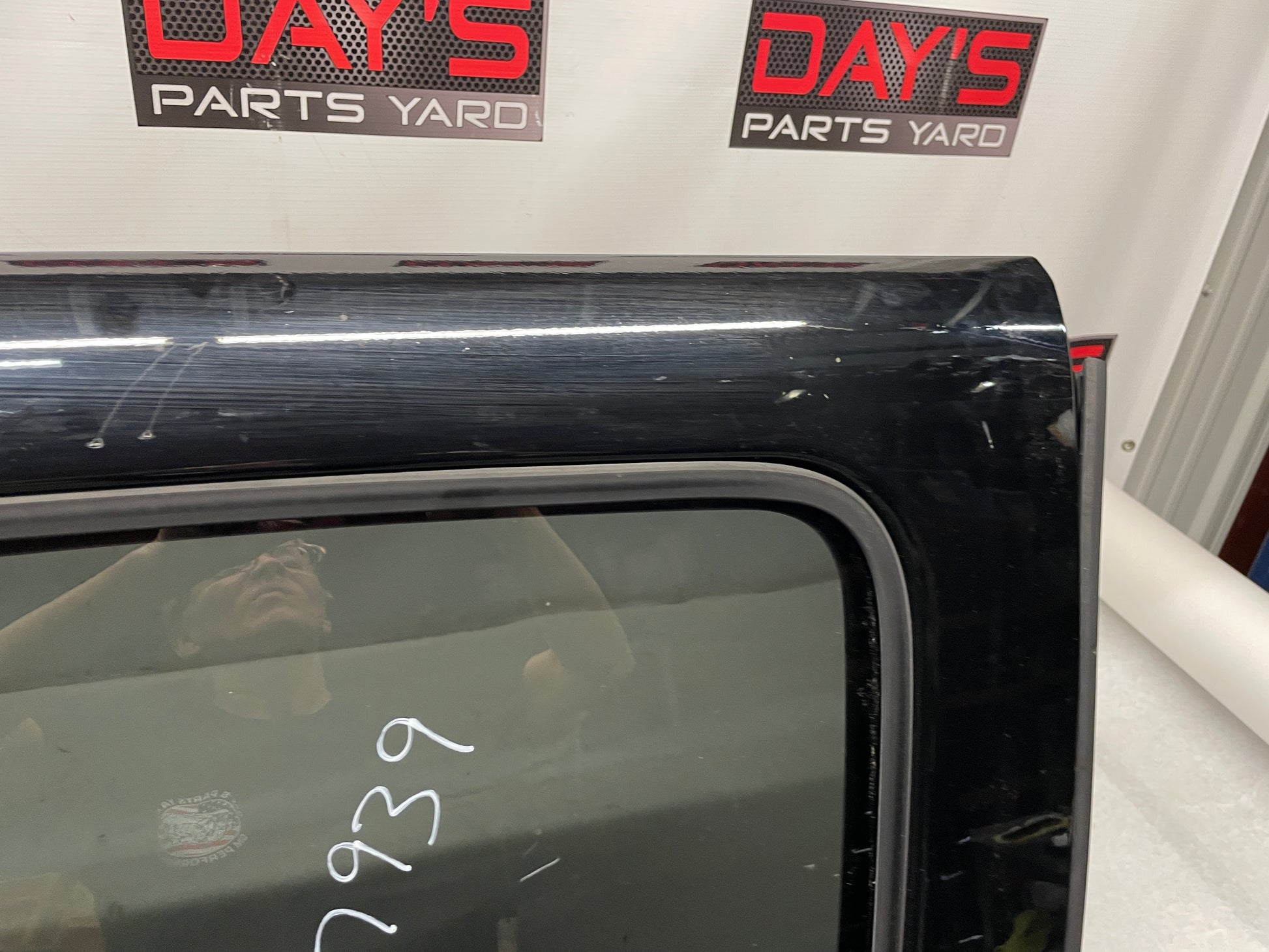 2013 GMC Sierra C1500 SLE RH Passenger Rear Exterior Door Black OEM - Day's Parts Yard