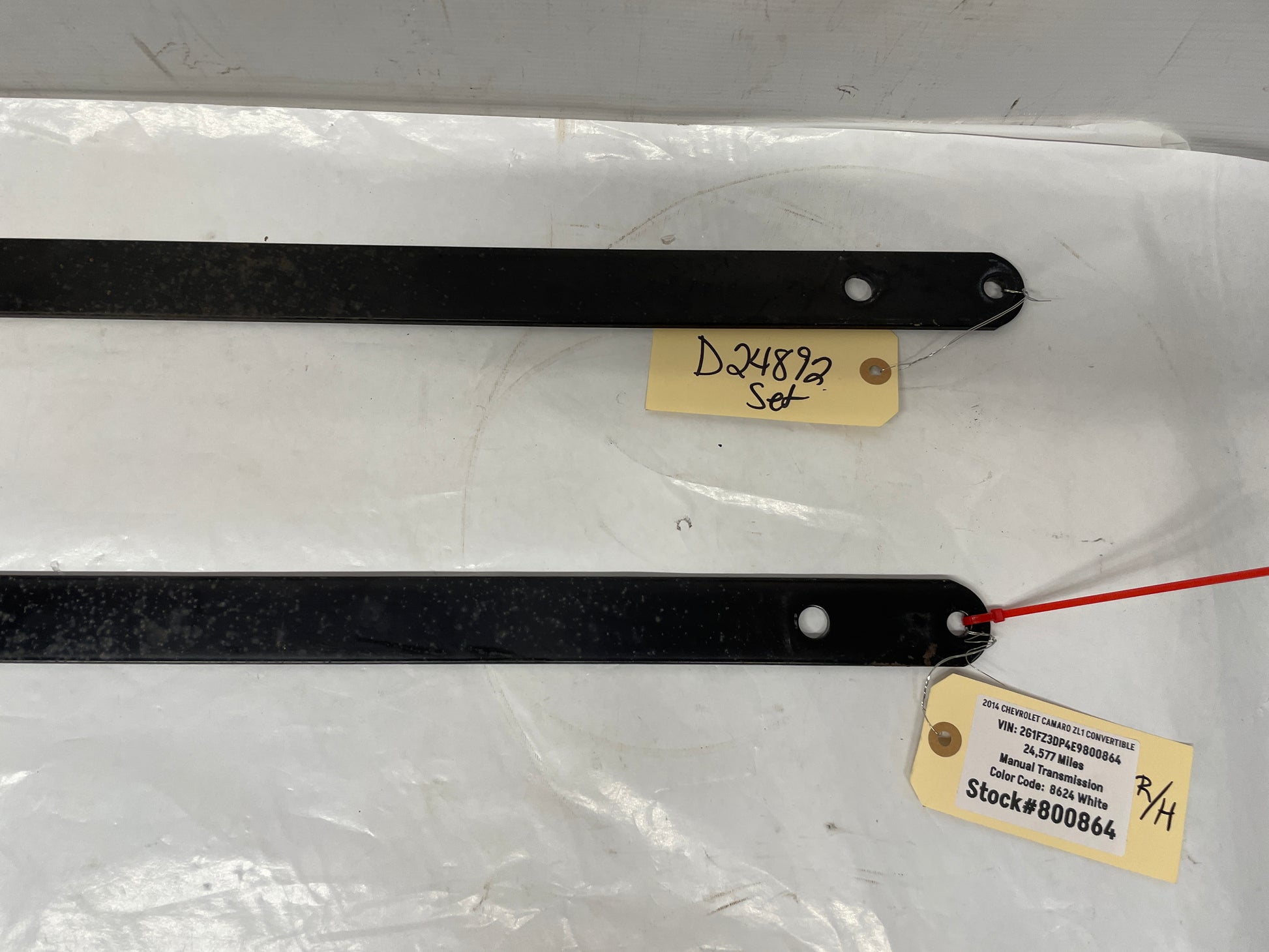 2014 Chevy Camaro ZL1 Convertible Subframe Body Support Brackets OEM - Day's Parts Yard