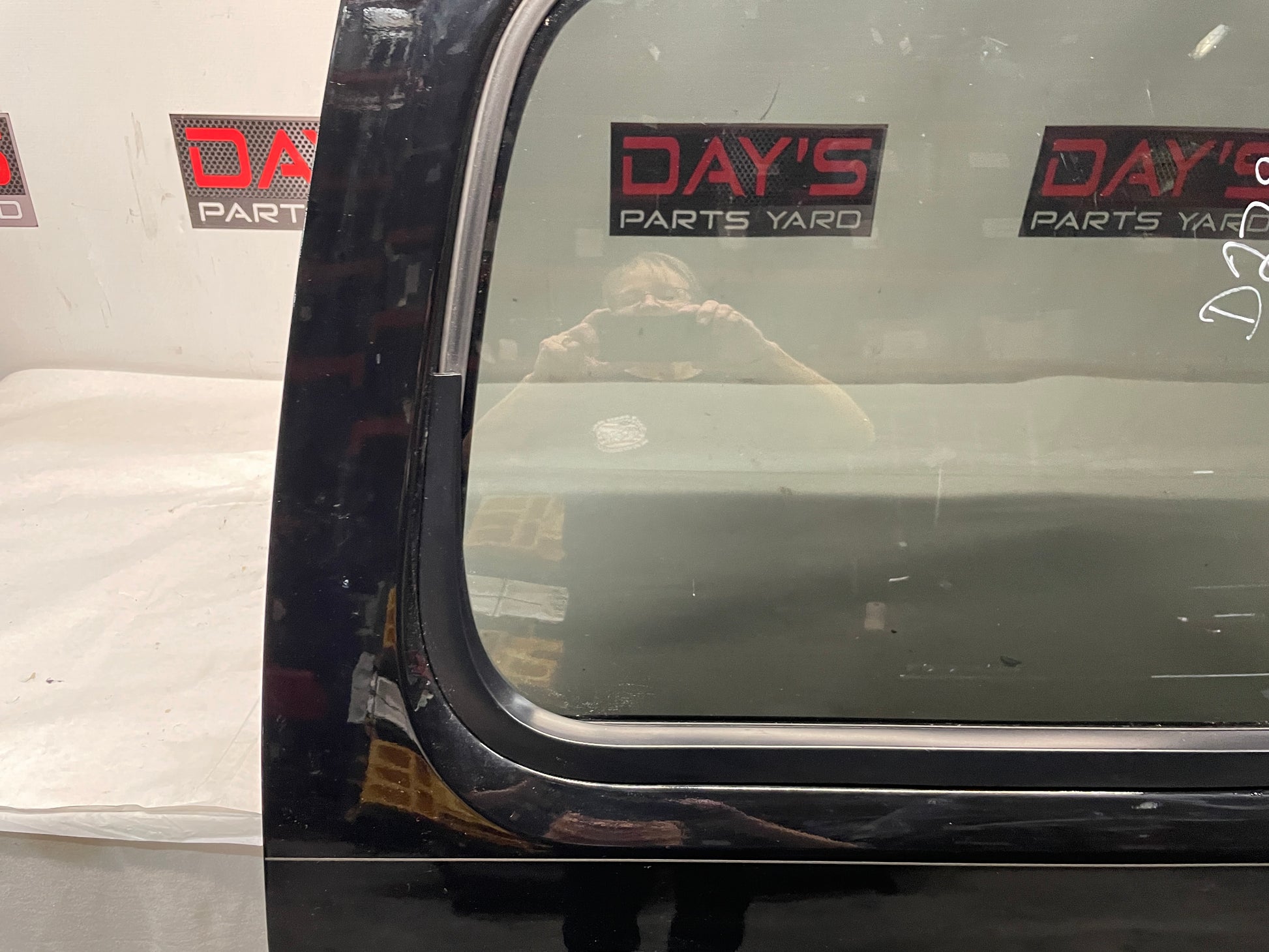 2013 GMC Sierra C1500 SLE RH Passenger Rear Exterior Door Black OEM - Day's Parts Yard