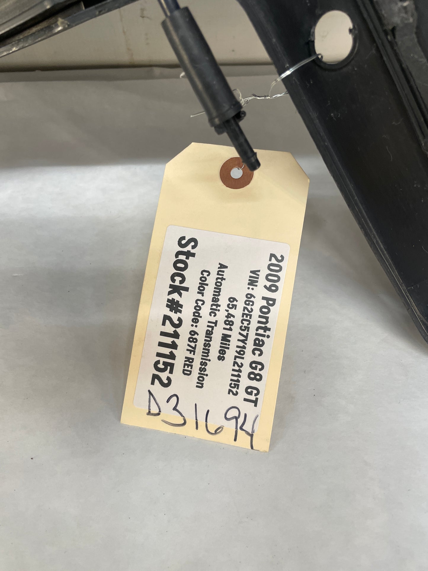 2009 Pontiac G8 GT Complete Windshield Wiper Cowl Grille Trim Vent Panel OEM - Day's Parts Yard