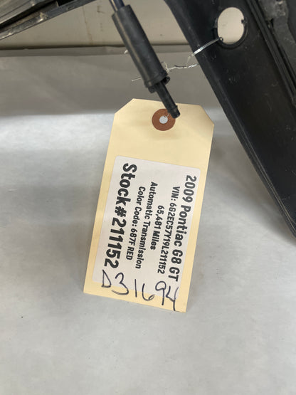 2009 Pontiac G8 GT Complete Windshield Wiper Cowl Grille Trim Vent Panel OEM - Day's Parts Yard