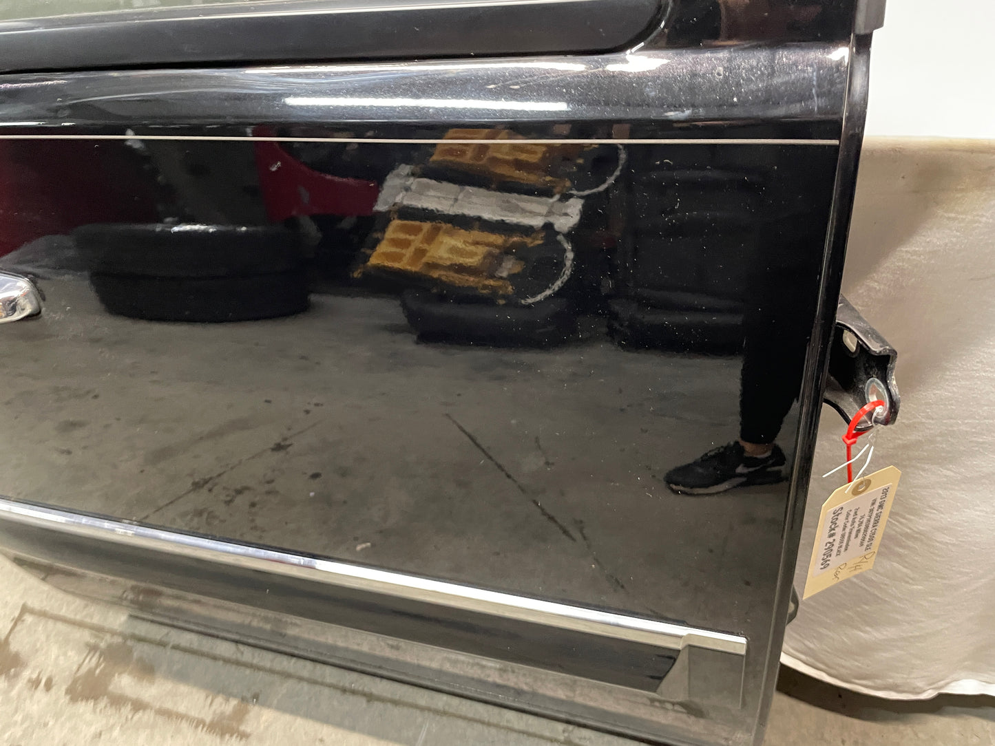 2013 GMC Sierra C1500 SLE RH Passenger Rear Exterior Door Black OEM - Day's Parts Yard