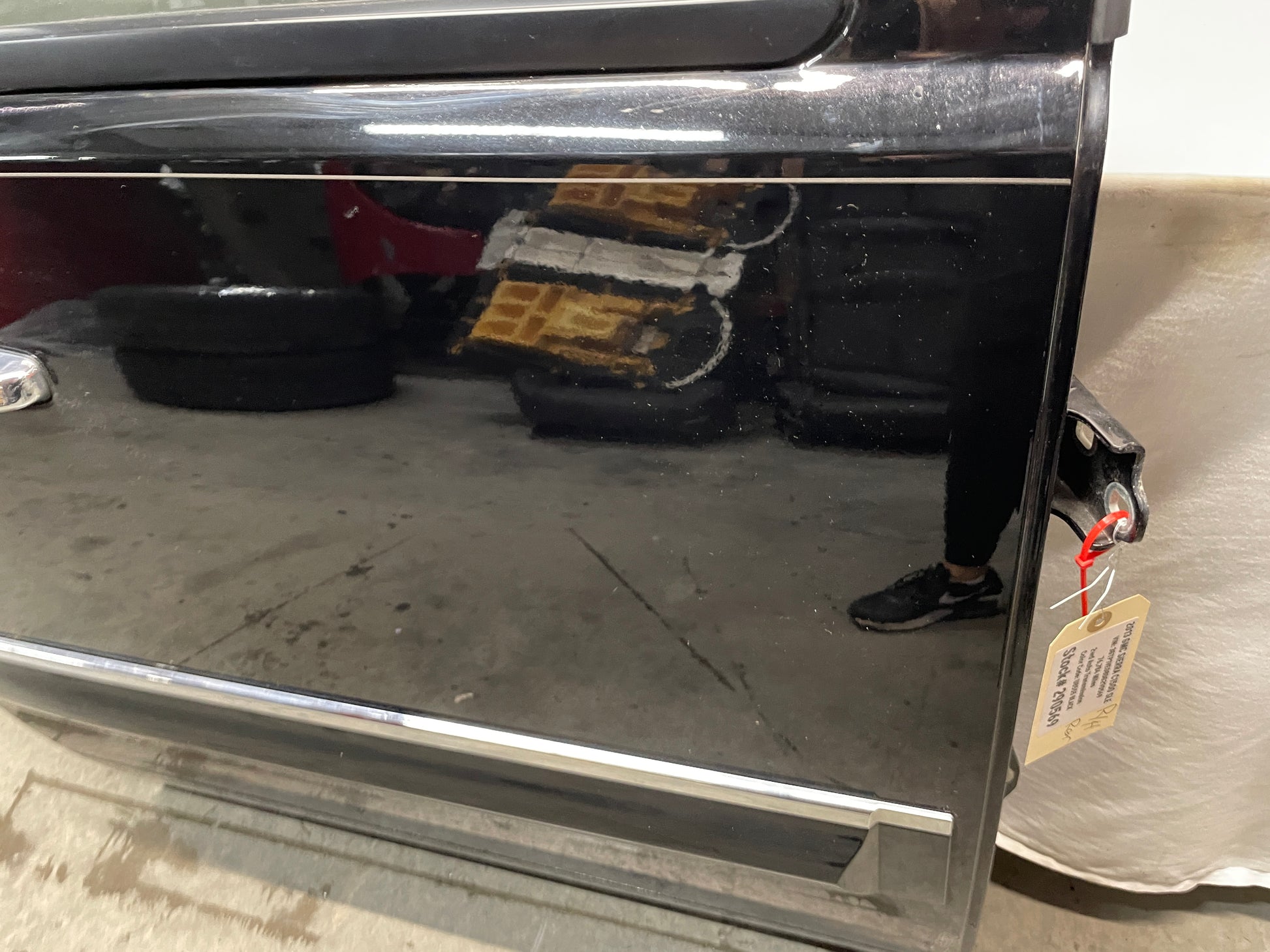 2013 GMC Sierra C1500 SLE RH Passenger Rear Exterior Door Black OEM - Day's Parts Yard