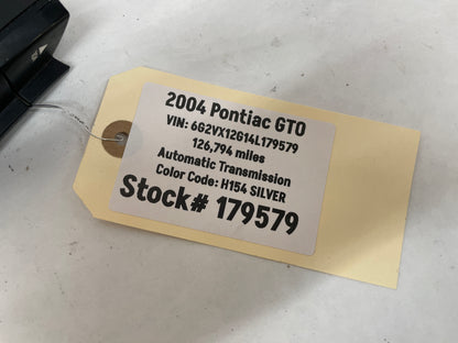 2004 Pontiac GTO Steering Wheel Radio Control Buttons Switches OEM