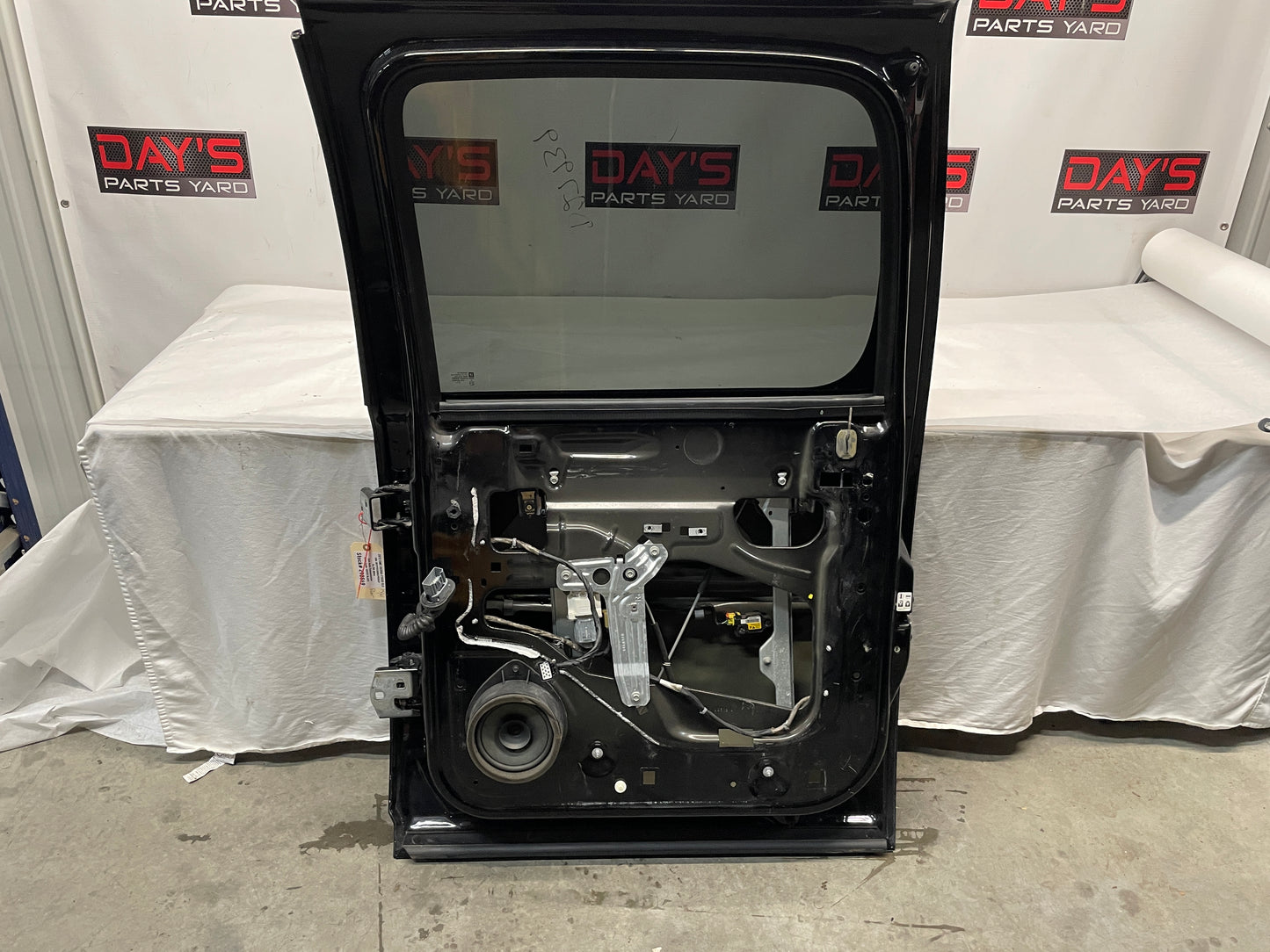 2013 GMC Sierra C1500 SLE RH Passenger Rear Exterior Door Black OEM - Day's Parts Yard