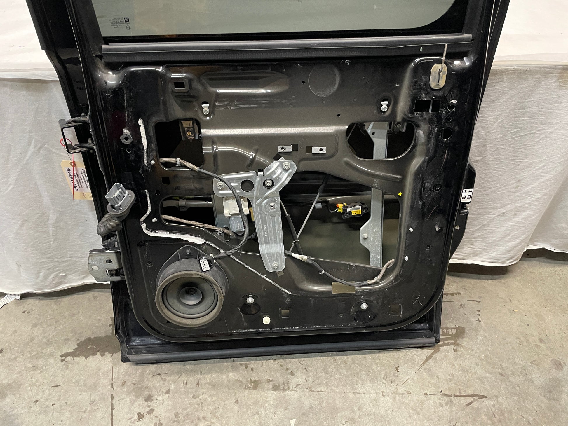 2013 GMC Sierra C1500 SLE RH Passenger Rear Exterior Door Black OEM - Day's Parts Yard