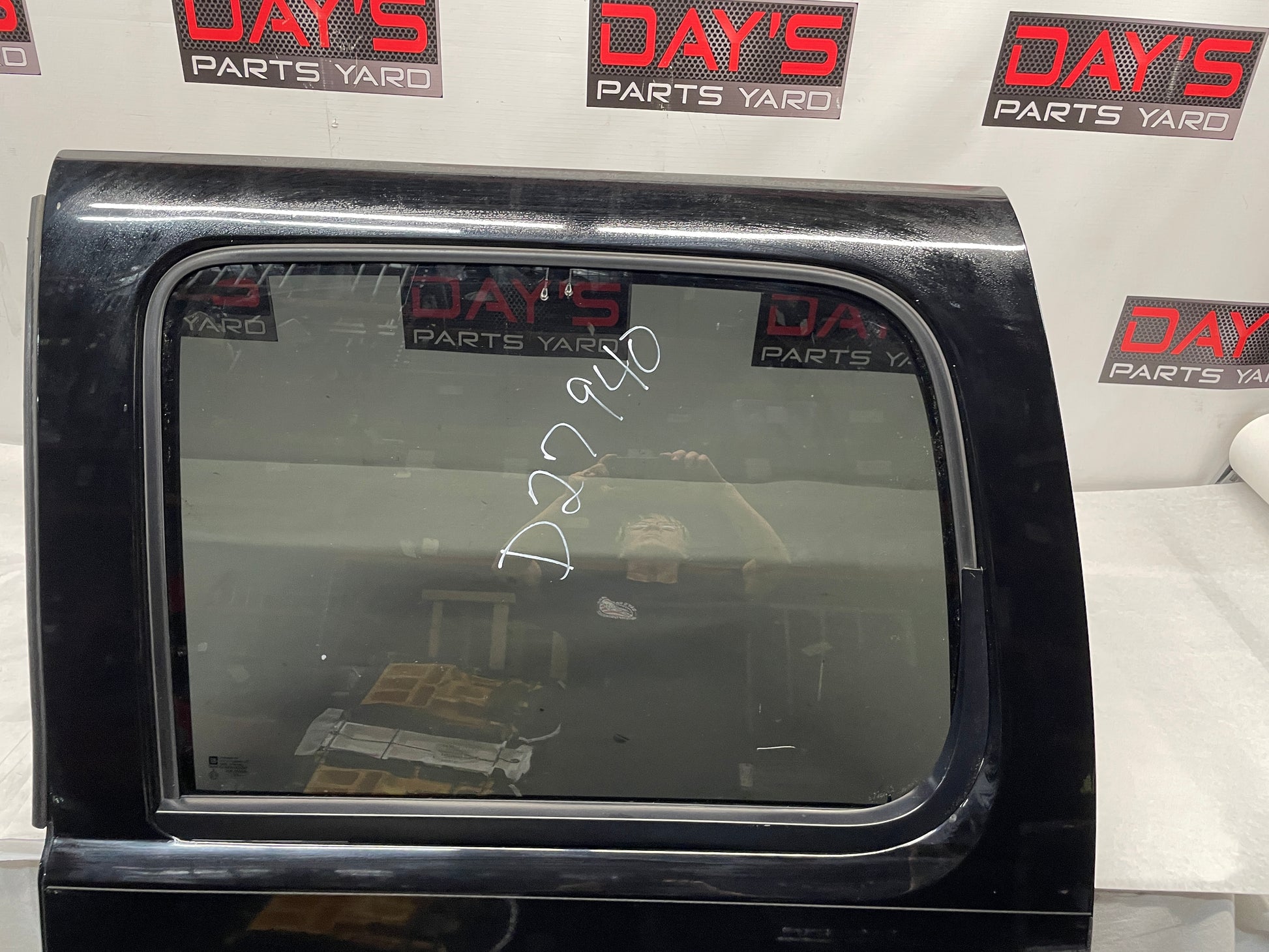 2013 GMC Sierra C1500 SLE LH Driver Rear Exterior Door Black OEM - Day's Parts Yard