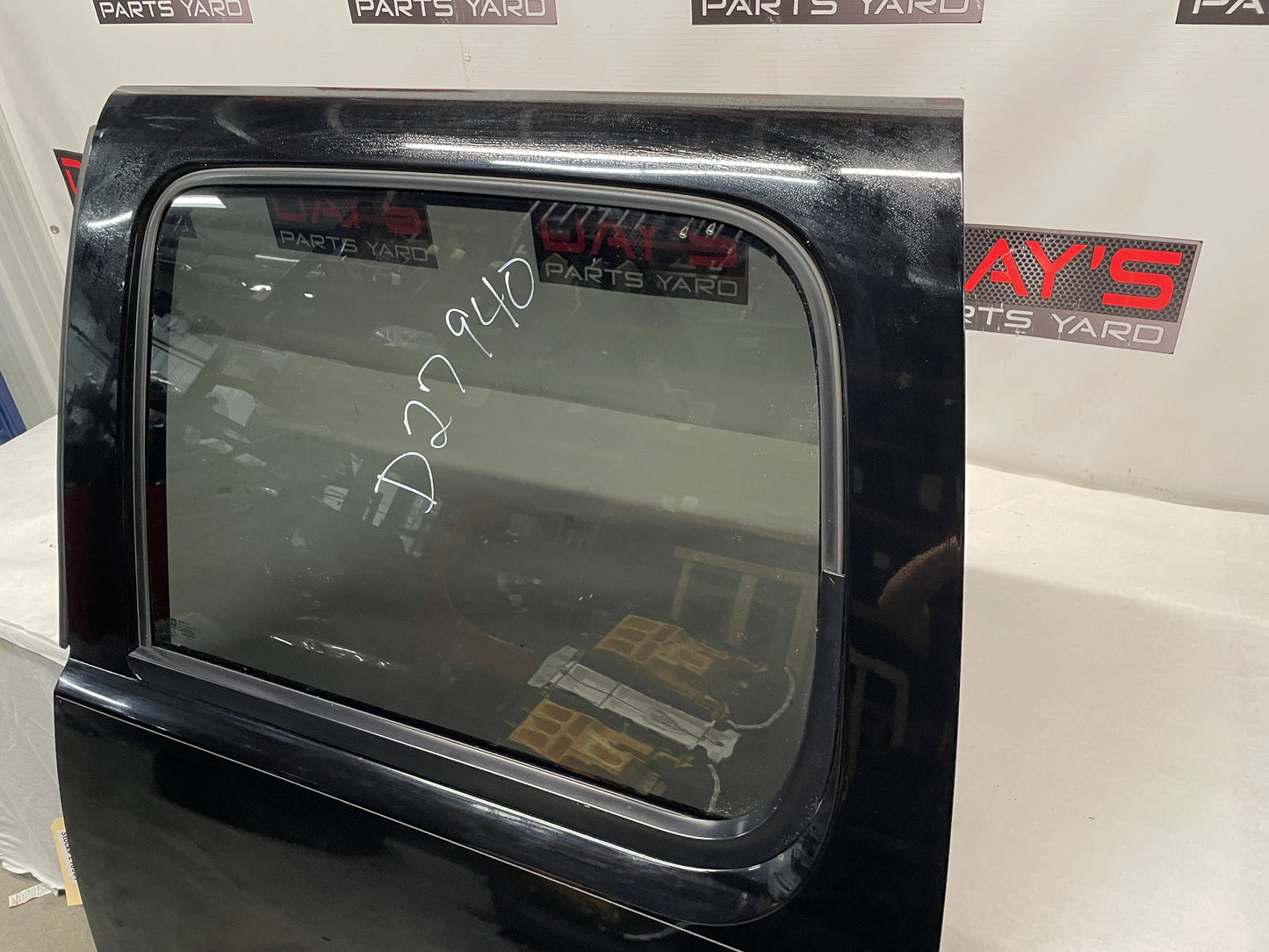 2013 GMC Sierra C1500 SLE LH Driver Rear Exterior Door Black OEM - Day's Parts Yard