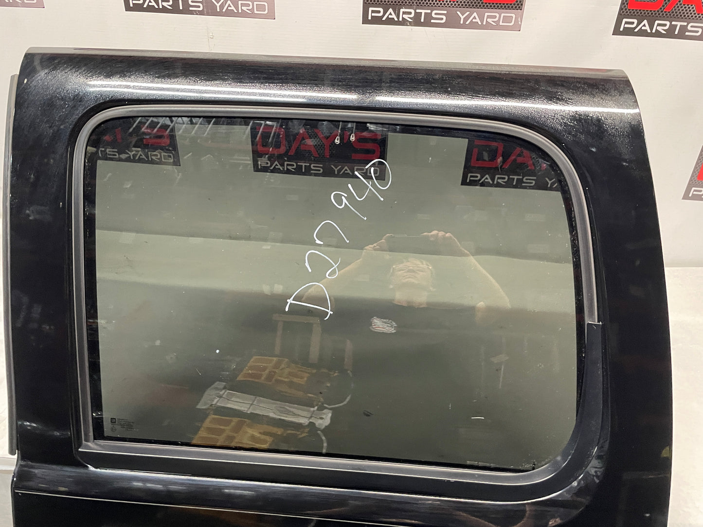 2013 GMC Sierra C1500 SLE LH Driver Rear Exterior Door Black OEM - Day's Parts Yard