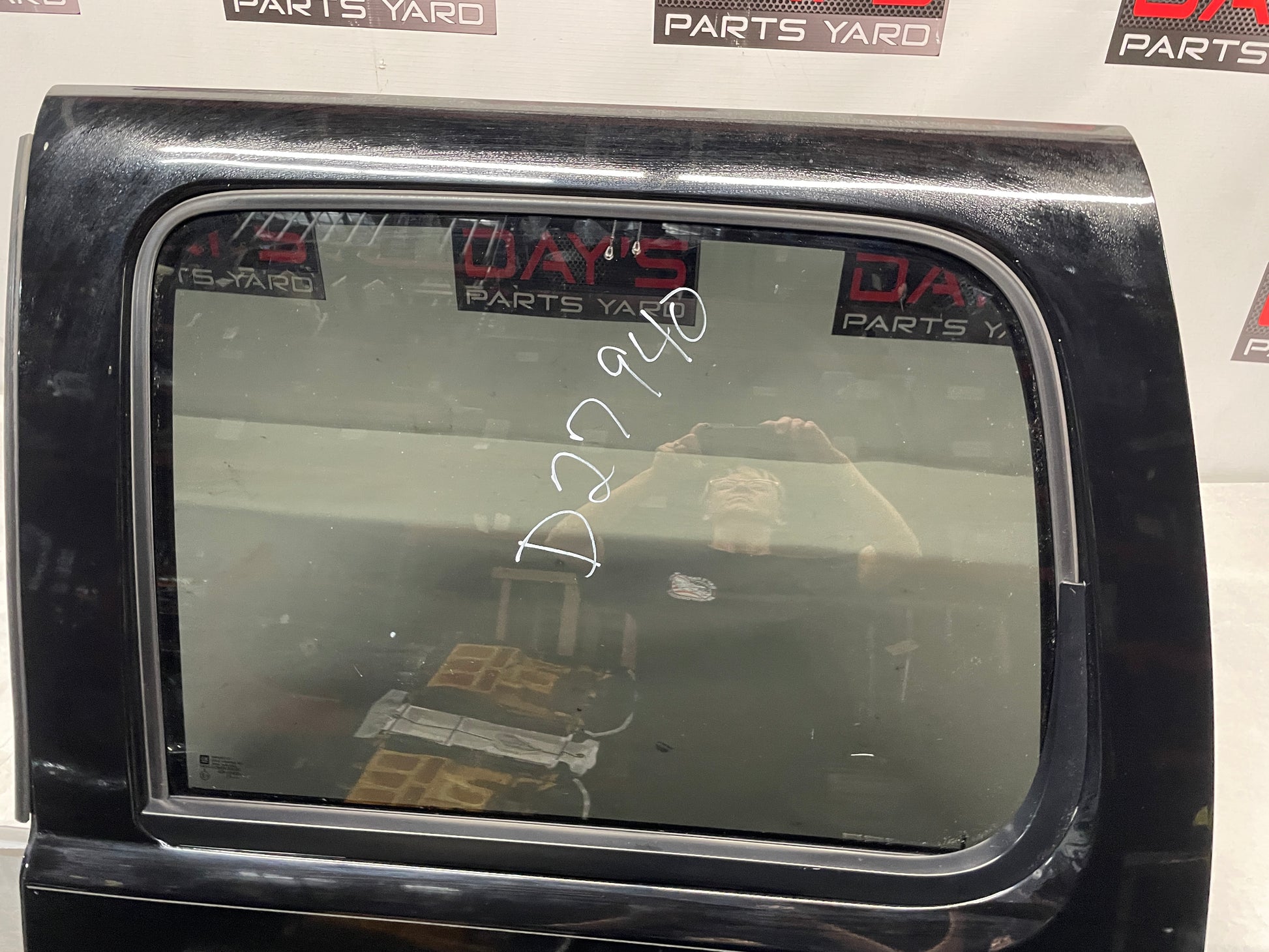 2013 GMC Sierra C1500 SLE LH Driver Rear Exterior Door Black OEM - Day's Parts Yard