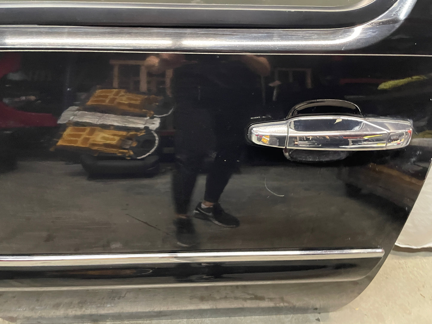 2013 GMC Sierra C1500 SLE LH Driver Rear Exterior Door Black OEM - Day's Parts Yard