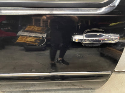 2013 GMC Sierra C1500 SLE LH Driver Rear Exterior Door Black OEM - Day's Parts Yard