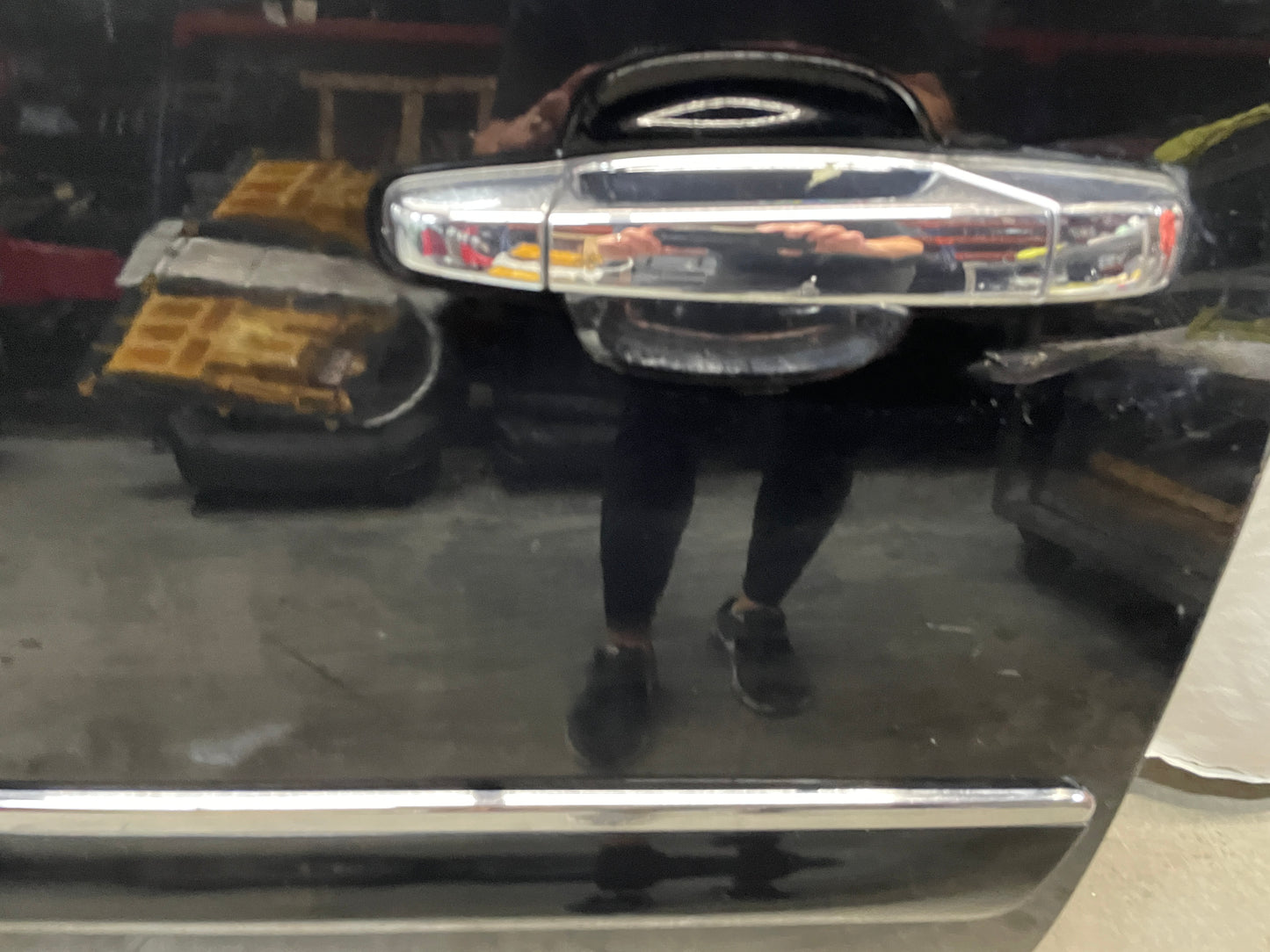 2013 GMC Sierra C1500 SLE LH Driver Rear Exterior Door Black OEM - Day's Parts Yard