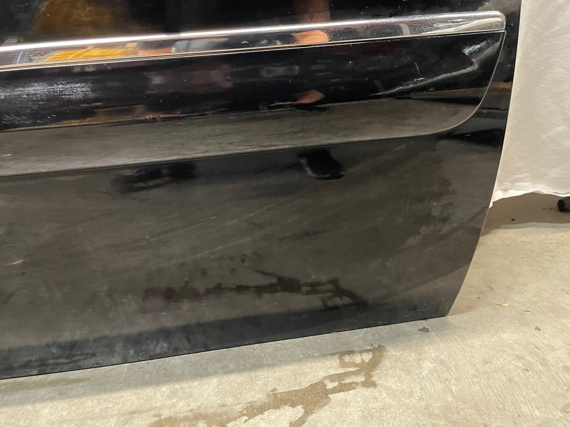 2013 GMC Sierra C1500 SLE LH Driver Rear Exterior Door Black OEM - Day's Parts Yard