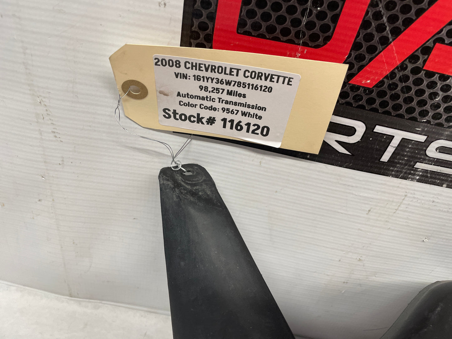 2008 Chevy Corvette LH Driver Rear Brake Cooling Duct OEM - Day's Parts Yard