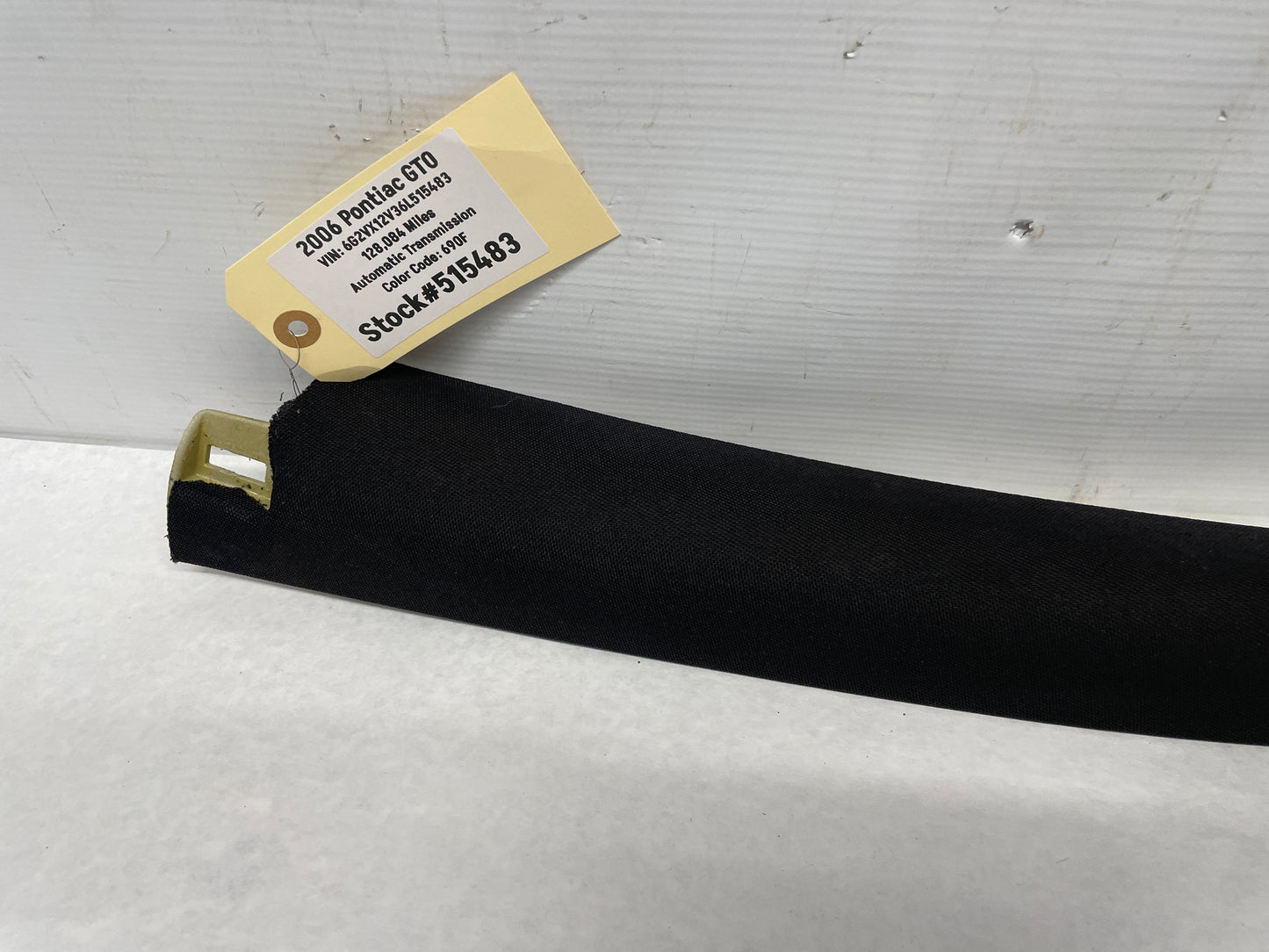 2006 Pontiac GTO RH Passenger Interior Windshield A Pillar Trim Cover OEM - Day's Parts Yard