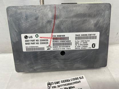 2013 GMC Sierra C1500 SLE Communication OnStar Control Module OEM - Day's Parts Yard