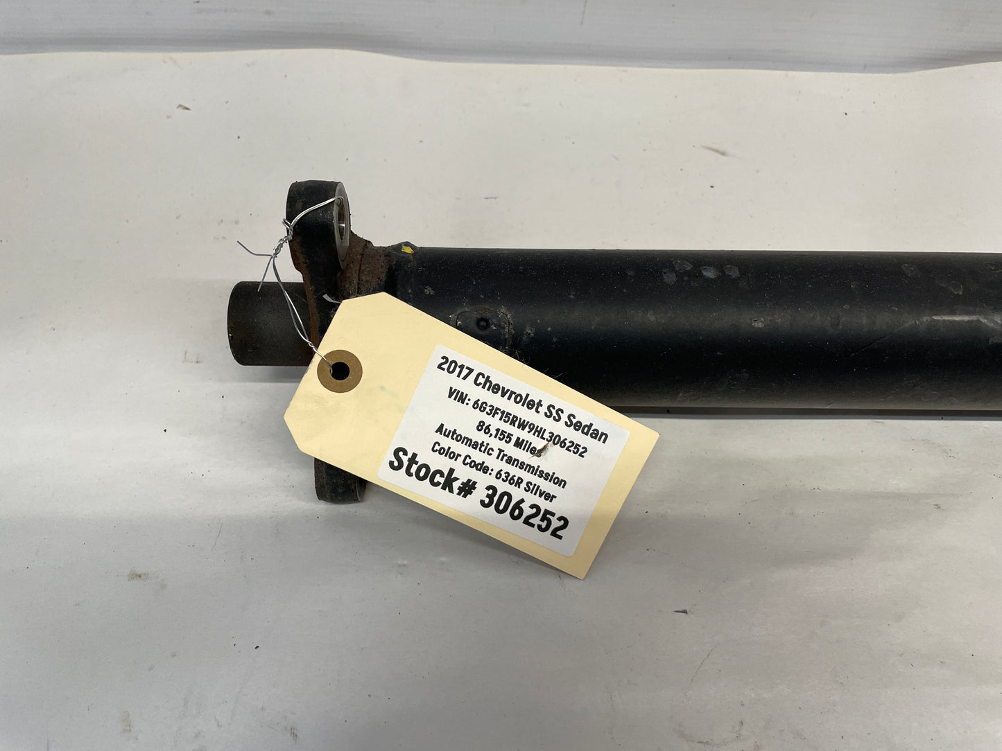 2017 Chevrolet SS Sedan Drive Shaft Driveshaft OEM - Day's Parts Yard