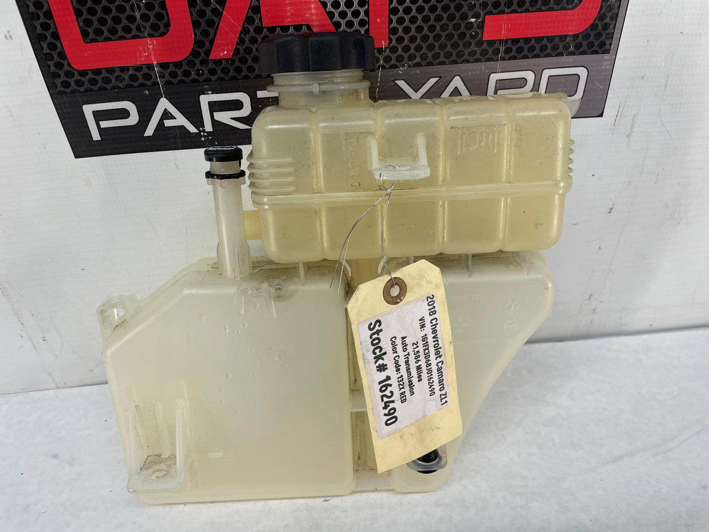 2018 Chevy Camaro ZL1 Engine Coolant Recovery Reservoir Surge Tank OEM