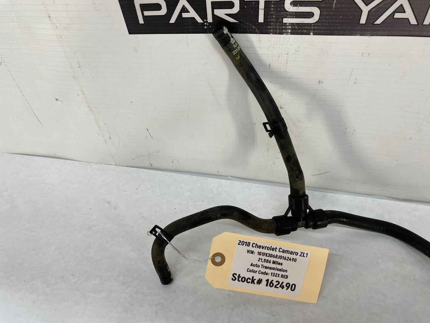 2018 Chevy Camaro ZL1 Radiator Coolant Hose Line Tube OEM
