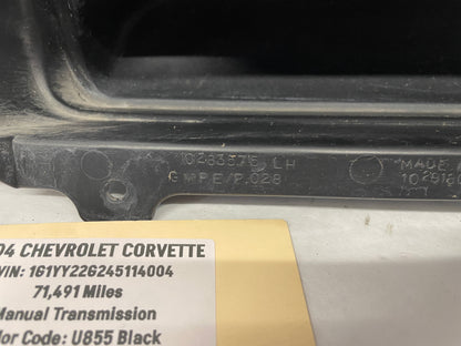 2004 Chevy C5 Corvette LH Driver Fog Light Lamp Deflector Bezel OEM - Day's Parts Yard