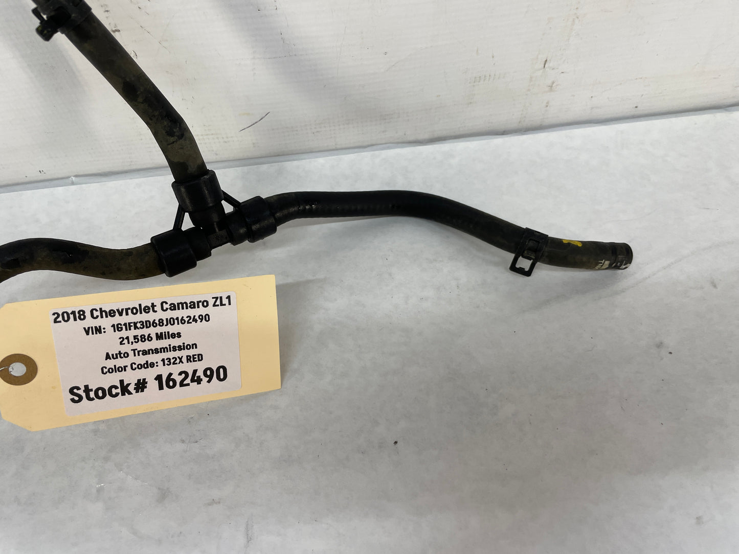 2018 Chevy Camaro ZL1 Radiator Coolant Hose Line Tube OEM