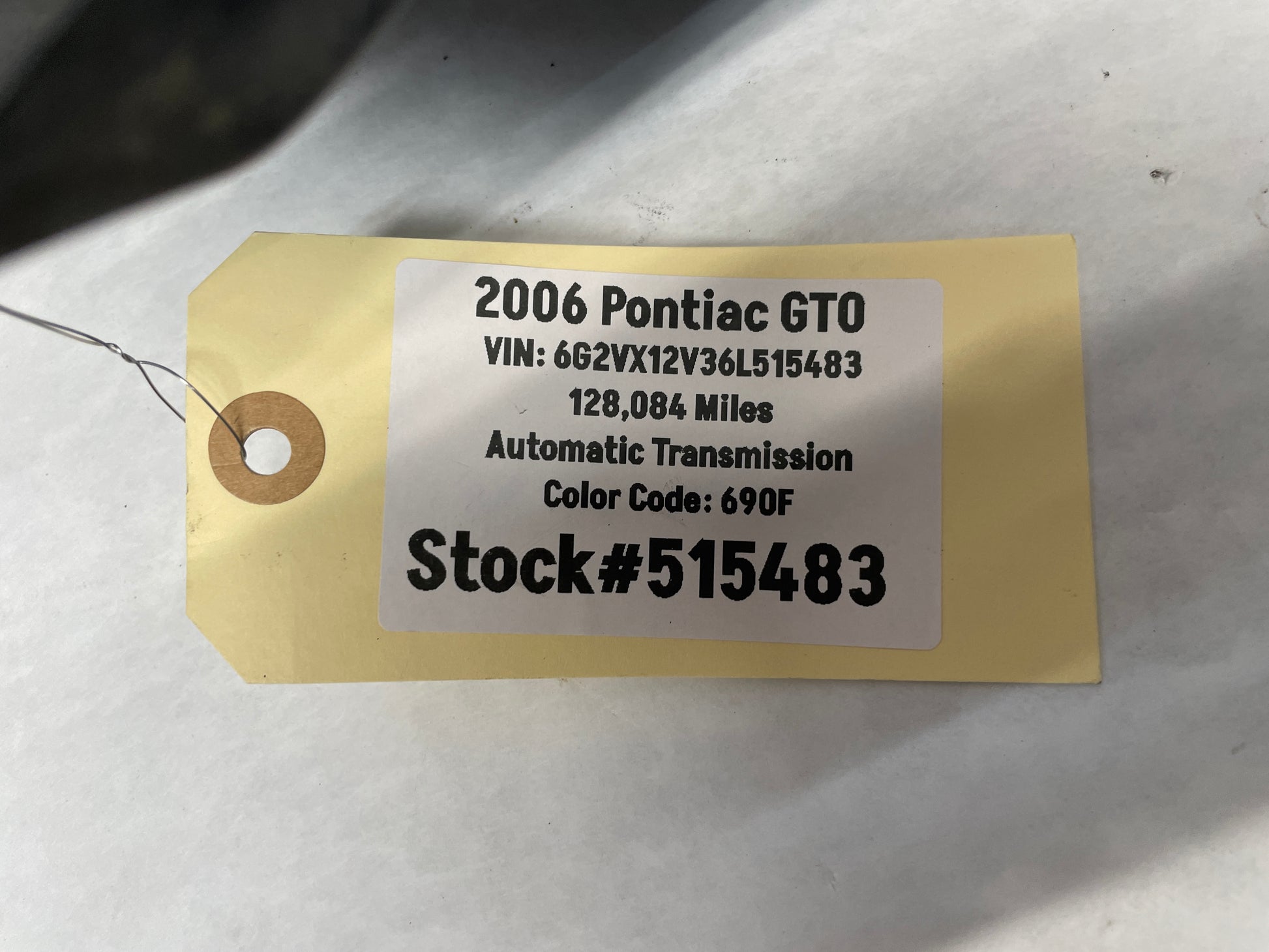 2006 Pontiac GTO Windshield Washer Pump Reservoir Tank Bottle OEM - Day's Parts Yard