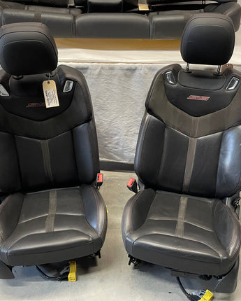 2017 Chevy SS Sedan Seats Front and Rear Black Leather OEM