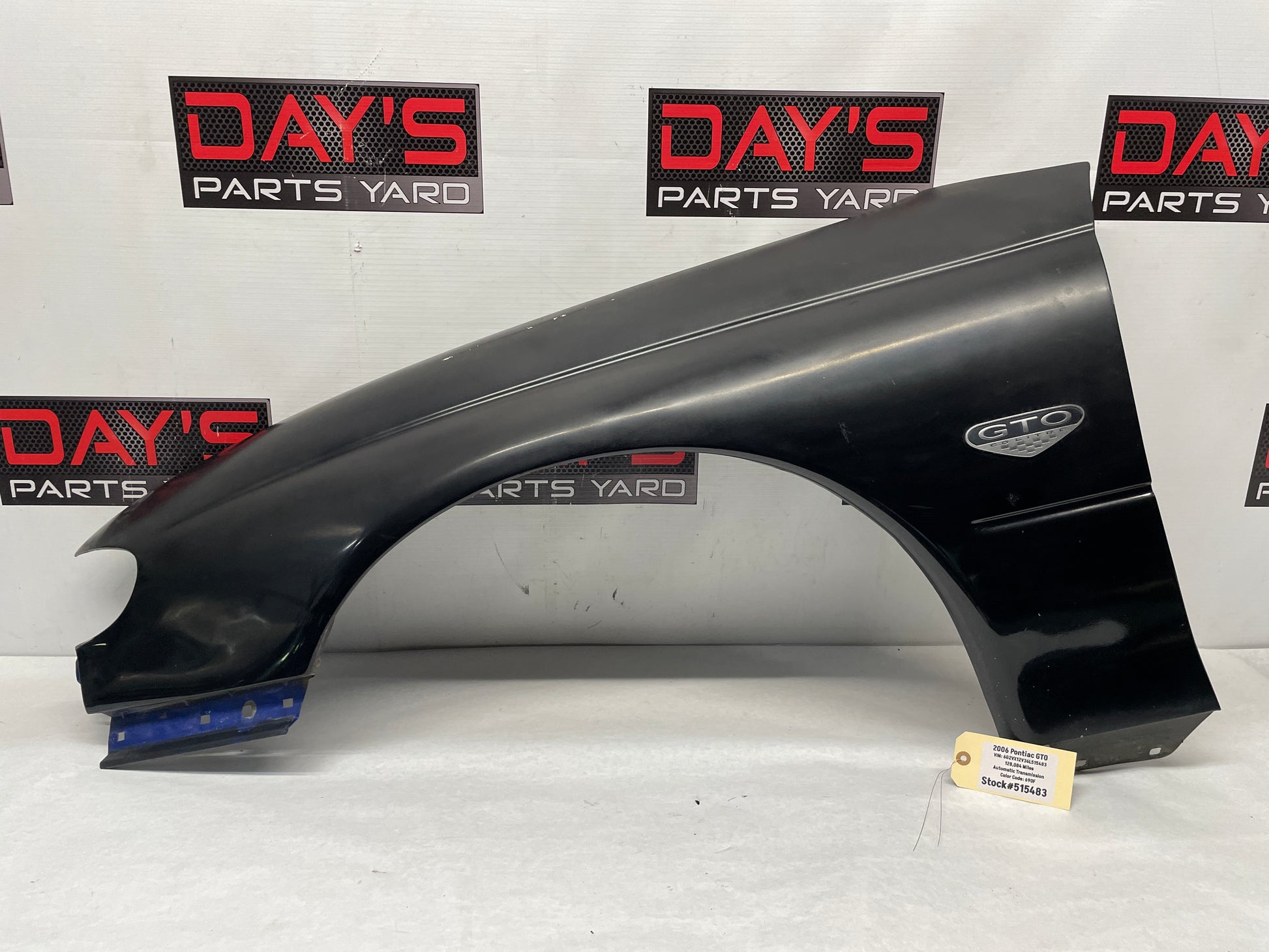 2006 Pontiac GTO Front LH Driver Fender OEM - Day's Parts Yard