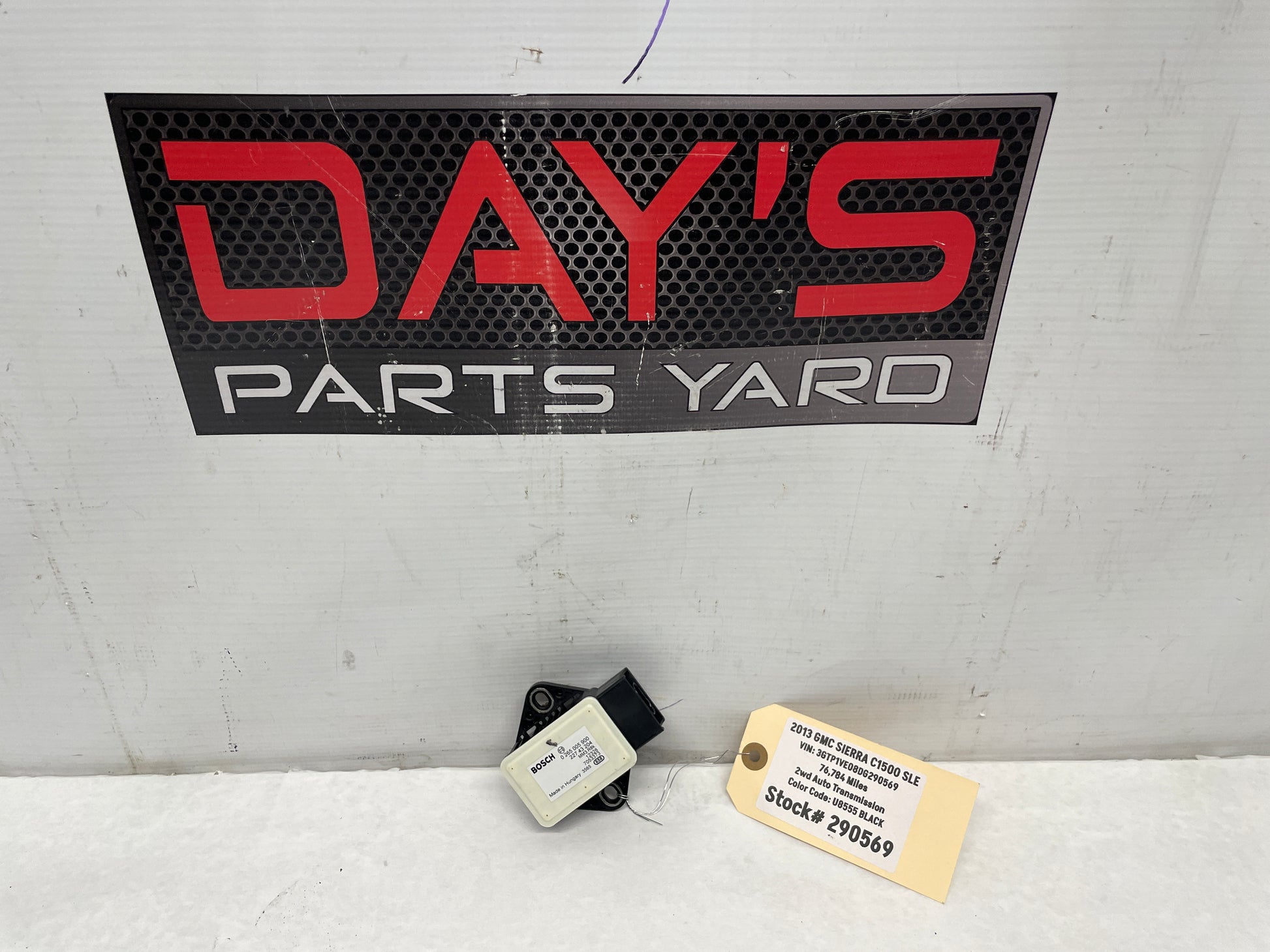 2013 GMC Sierra C1500 SLE Yaw Rate Sensor Module OEM - Day's Parts Yard