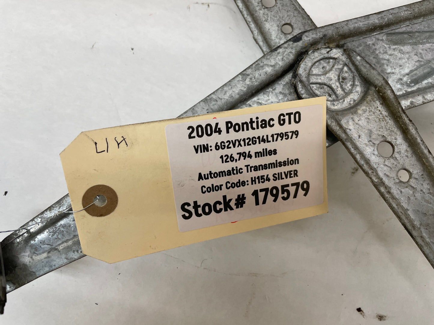 2004 Pontiac GTO LH Driver Front Window Regulator w/ Motor OEM